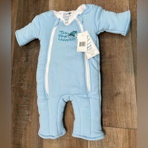 Baby Merlin's Magic Sleepsuit Light Blue